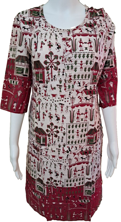 CK1- Beautiful printed kurti