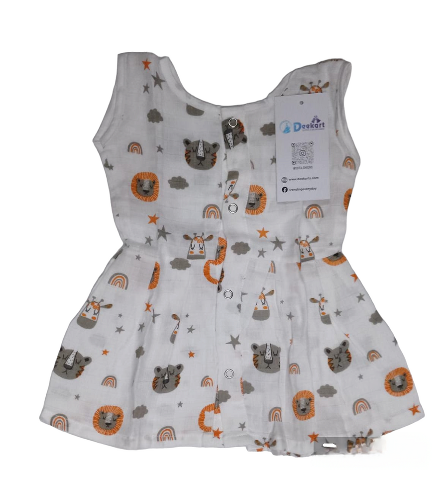 DBABFT4- Organic baby frock