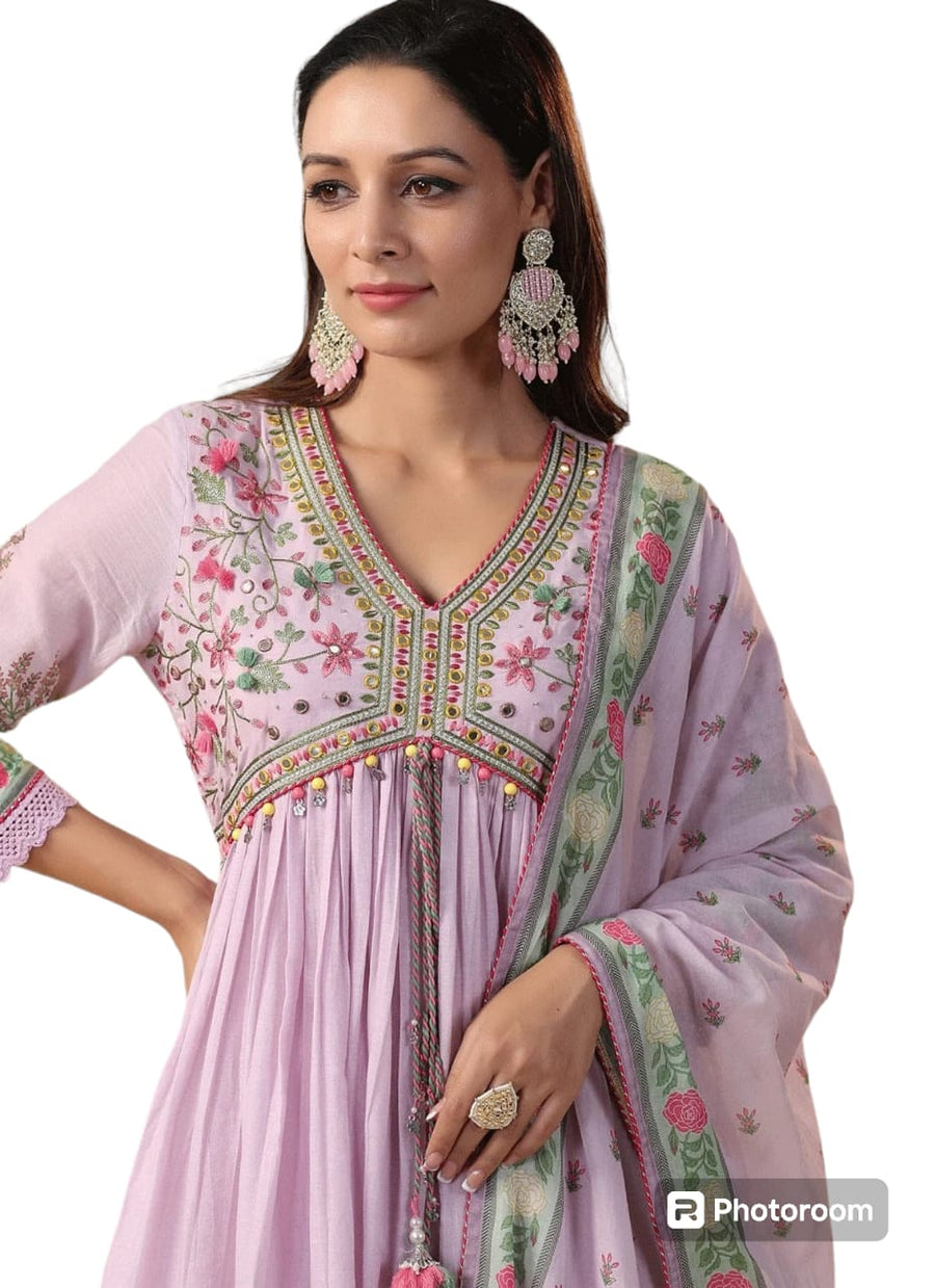 DSUITA1- Shiffon anarkali suit